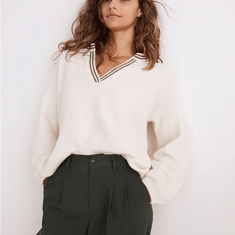Madewell | Wiltshire V-Neck Pullover Sweater | Size: L